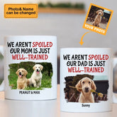 Tasse à café personnalisée personnalisée pour propriétaire d'animal de compagnie - Photo de maman bien formée